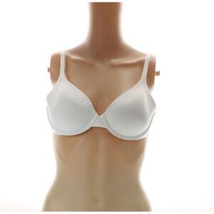 Victoria's Secret Womens Lined Perfect Coverage Bra 32D - White Size 32D